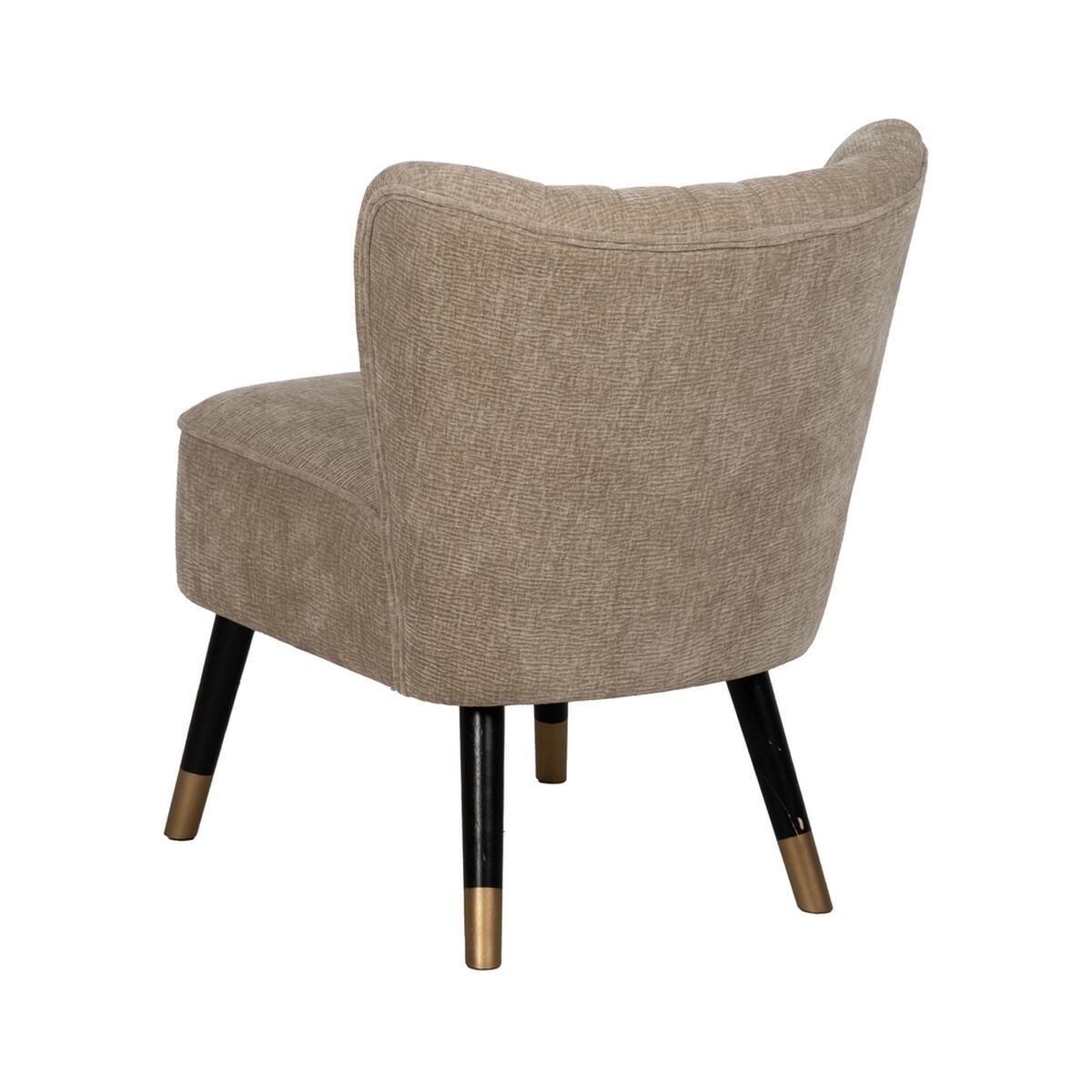 Fåtölj Svart Gyllene 58 x 70 x 74 cm - 4