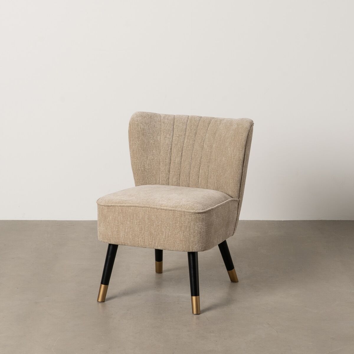 Fåtölj Svart Gyllene 58 x 70 x 74 cm - 2