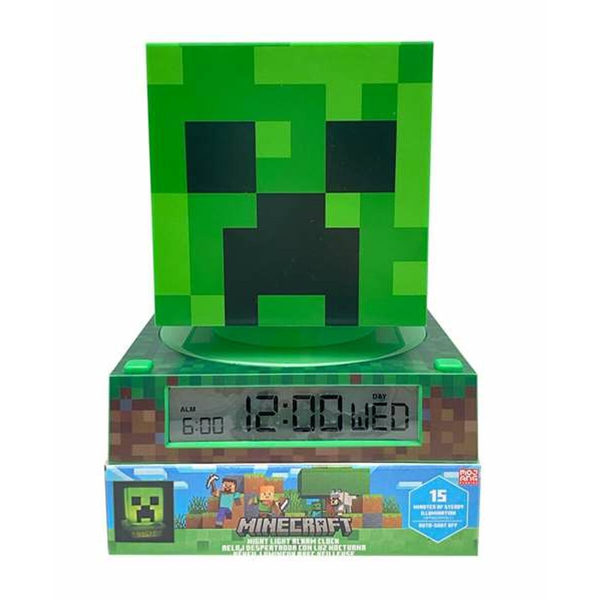 Bordslampa Minecraft Grön