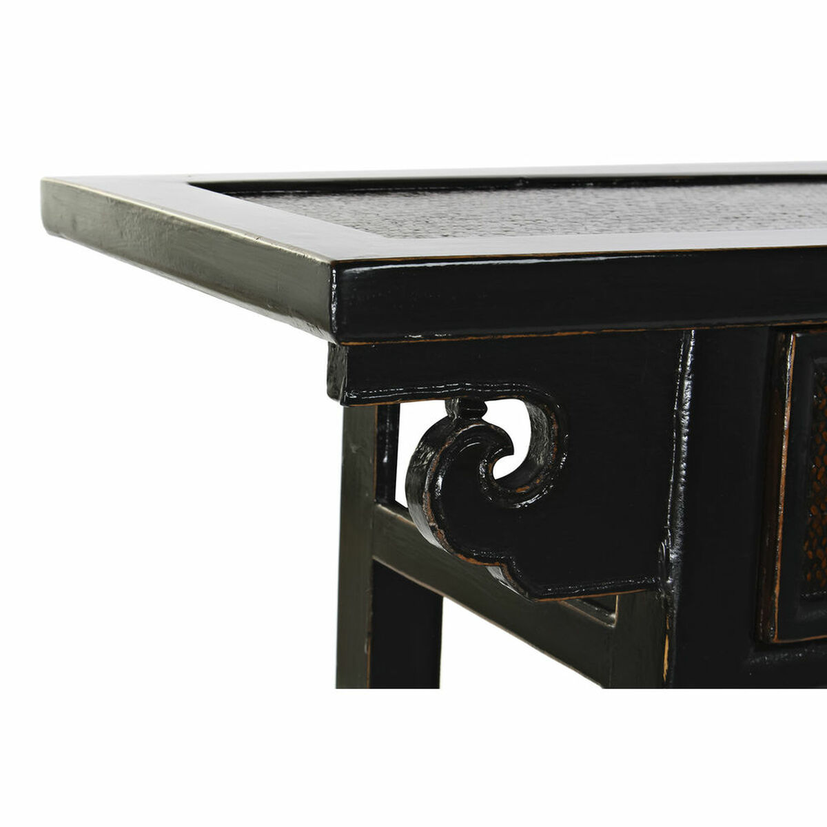 Console DKD Home Decor Svart Mörkbrun 85 x 35 x 80 cm - 7