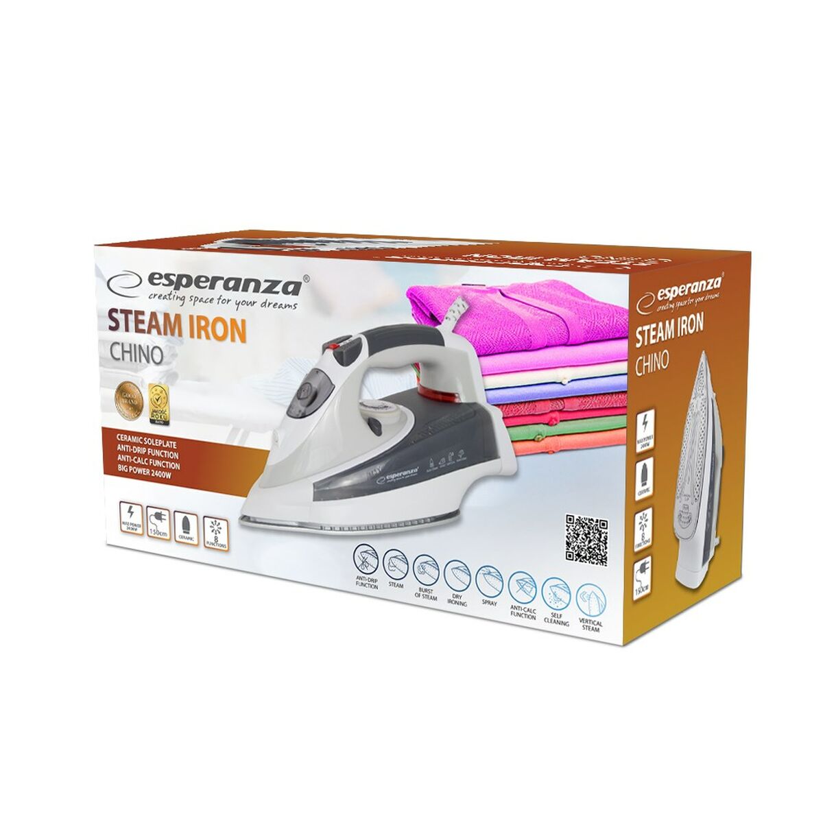 Ångstrykjärn Esperanza EHI009 2400 W 220-240 V - 10
