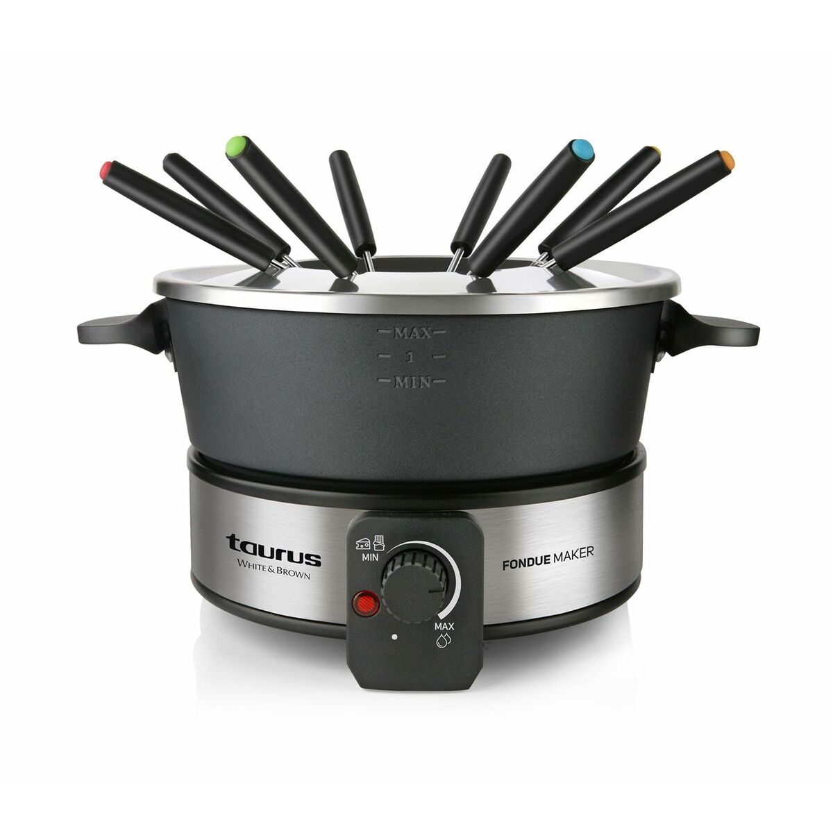 Fondue Taurus FF2 Svart Silvrig 1000 W - 2