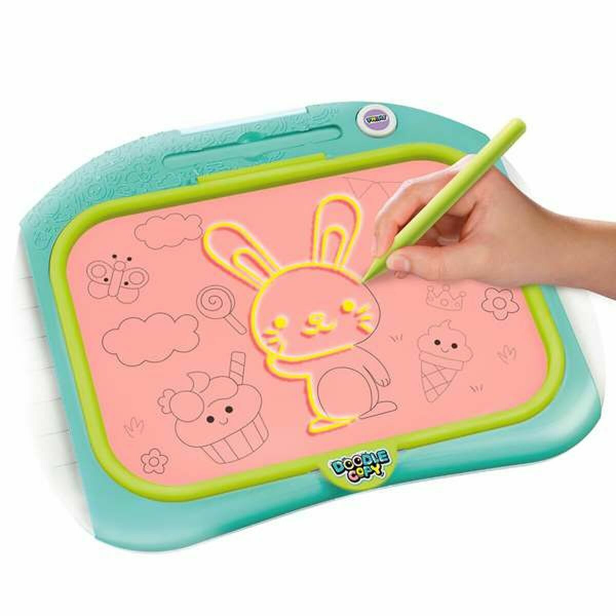 Tavla 2 i 1 Canal Toys Doodle Copy Blå Plast 40 x 33 x 6 cm - 3