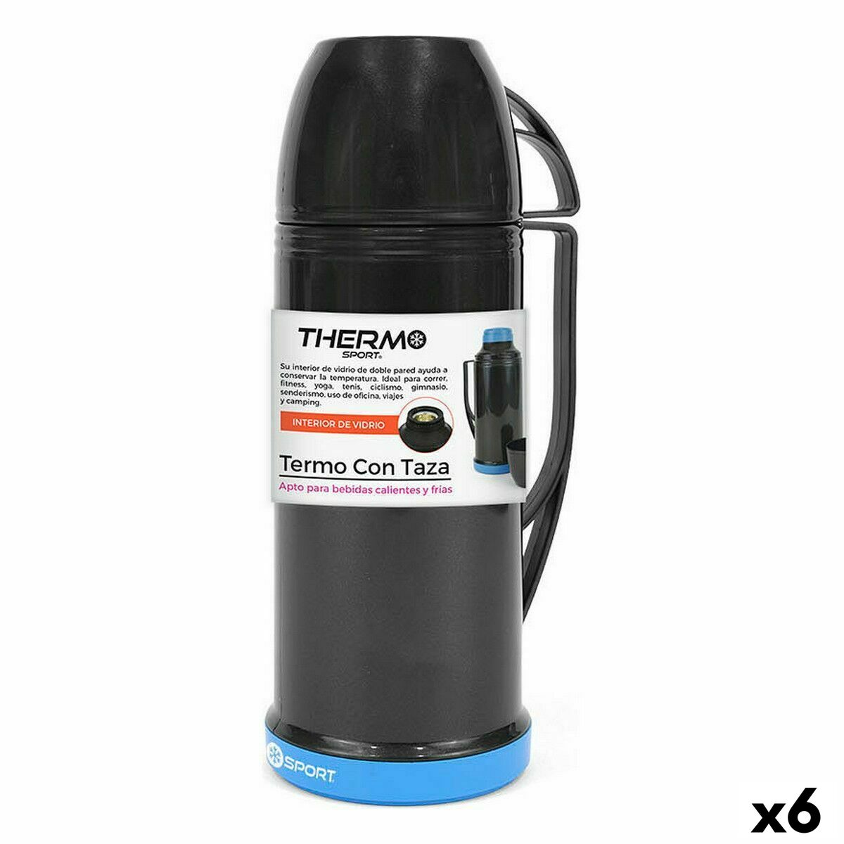 Resetermosflaska ThermoSport (6 antal)