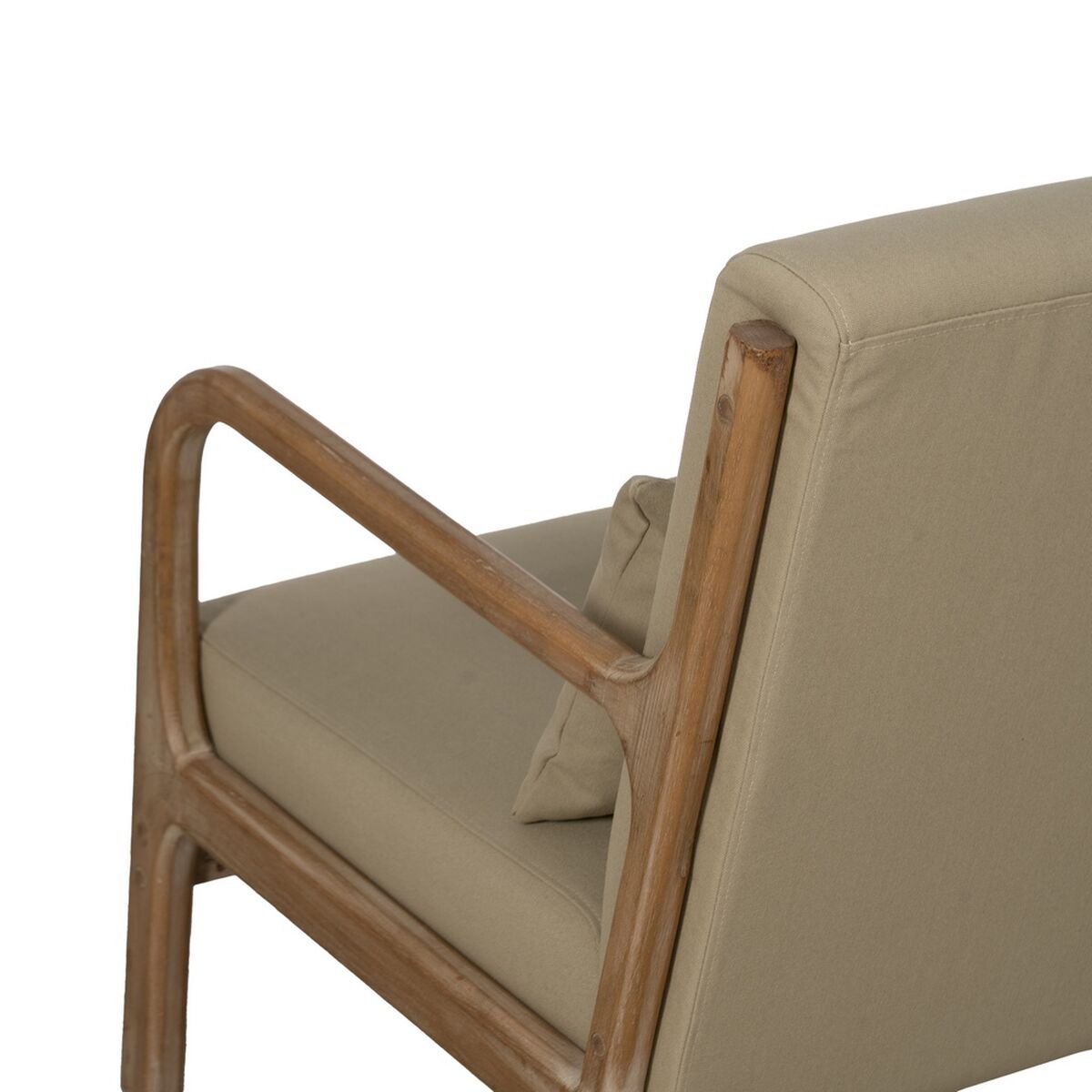 Fåtölj Beige 66 x 85 x 74 cm - 7