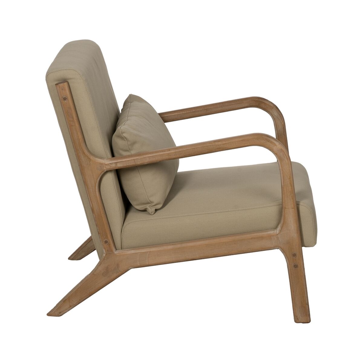 Fåtölj Beige 66 x 85 x 74 cm - 3