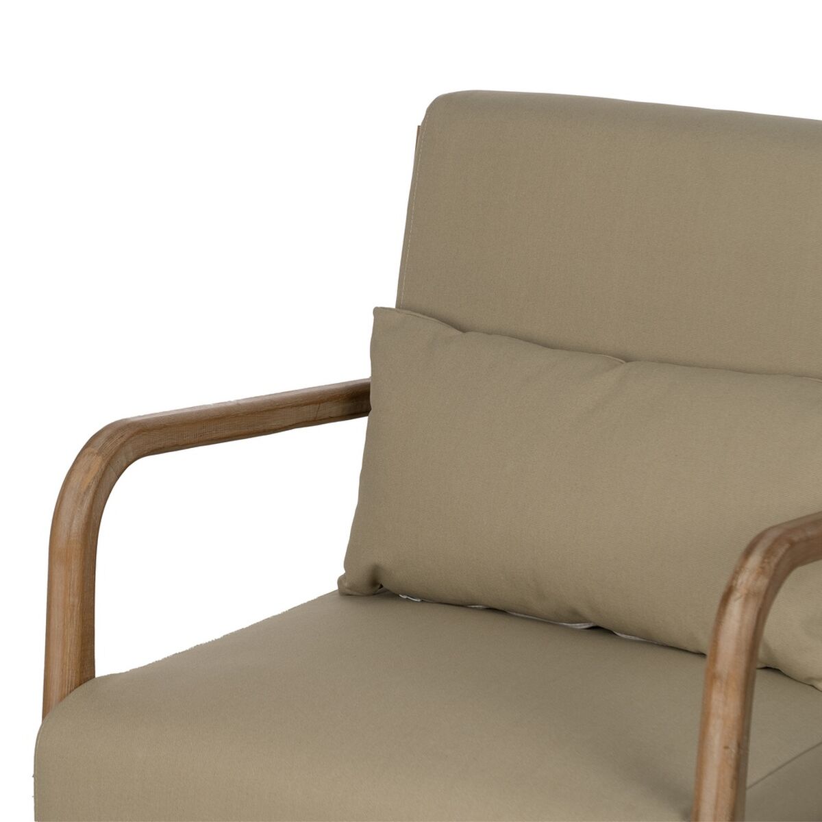 Fåtölj Beige 66 x 85 x 74 cm - 6