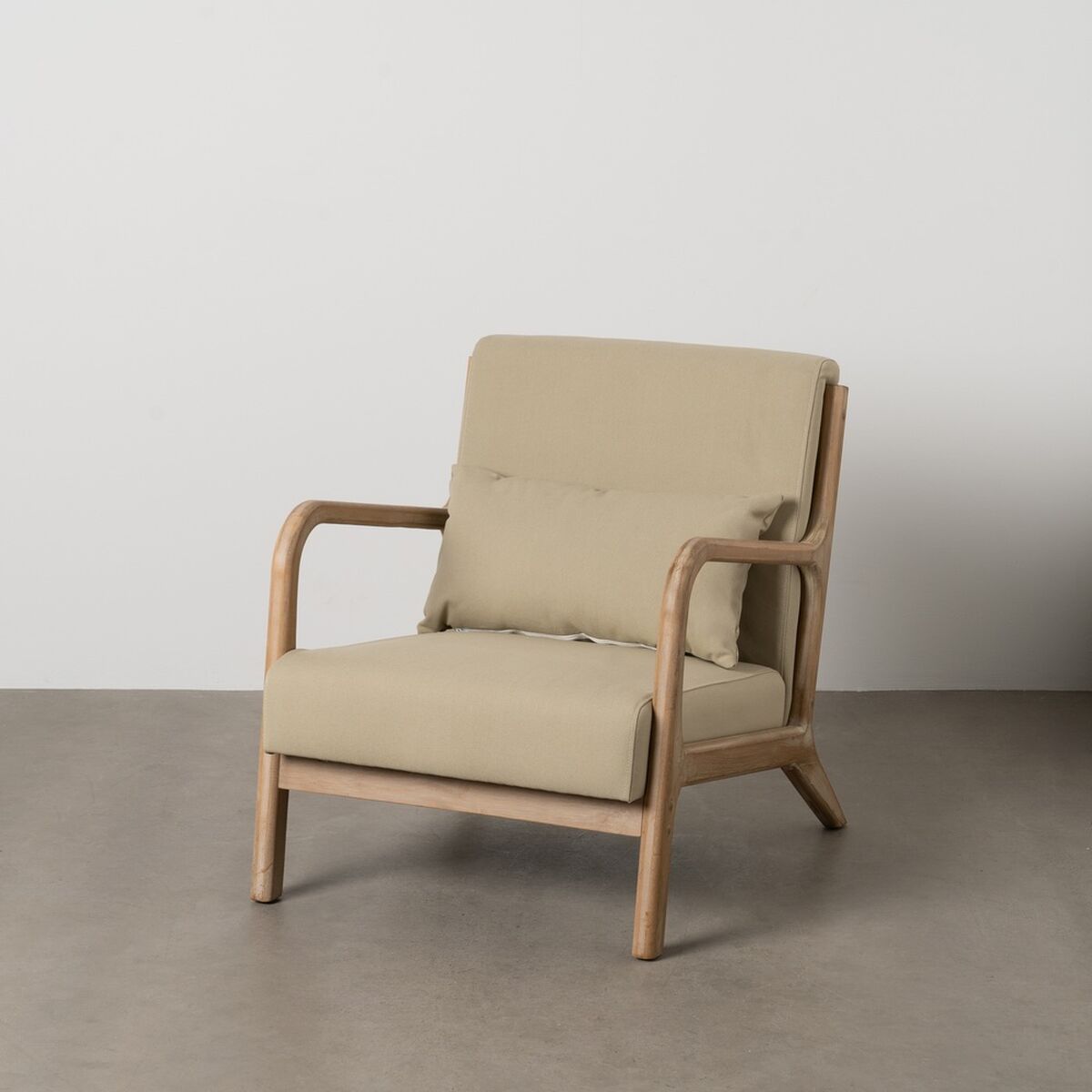 Fåtölj Beige 66 x 85 x 74 cm - 2