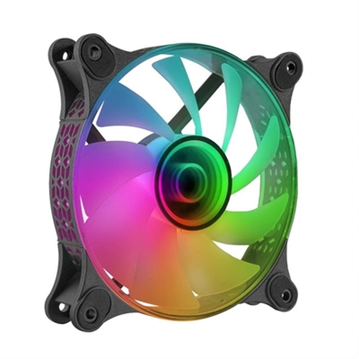 Lådfläkt Mars Gaming MF3D ARGB Svart Ø 12 cm