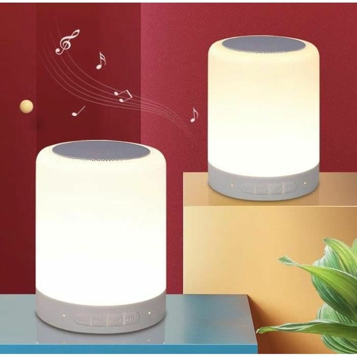 Bluetooth högtalare med LED-belysning Inovalley HP113L - 2