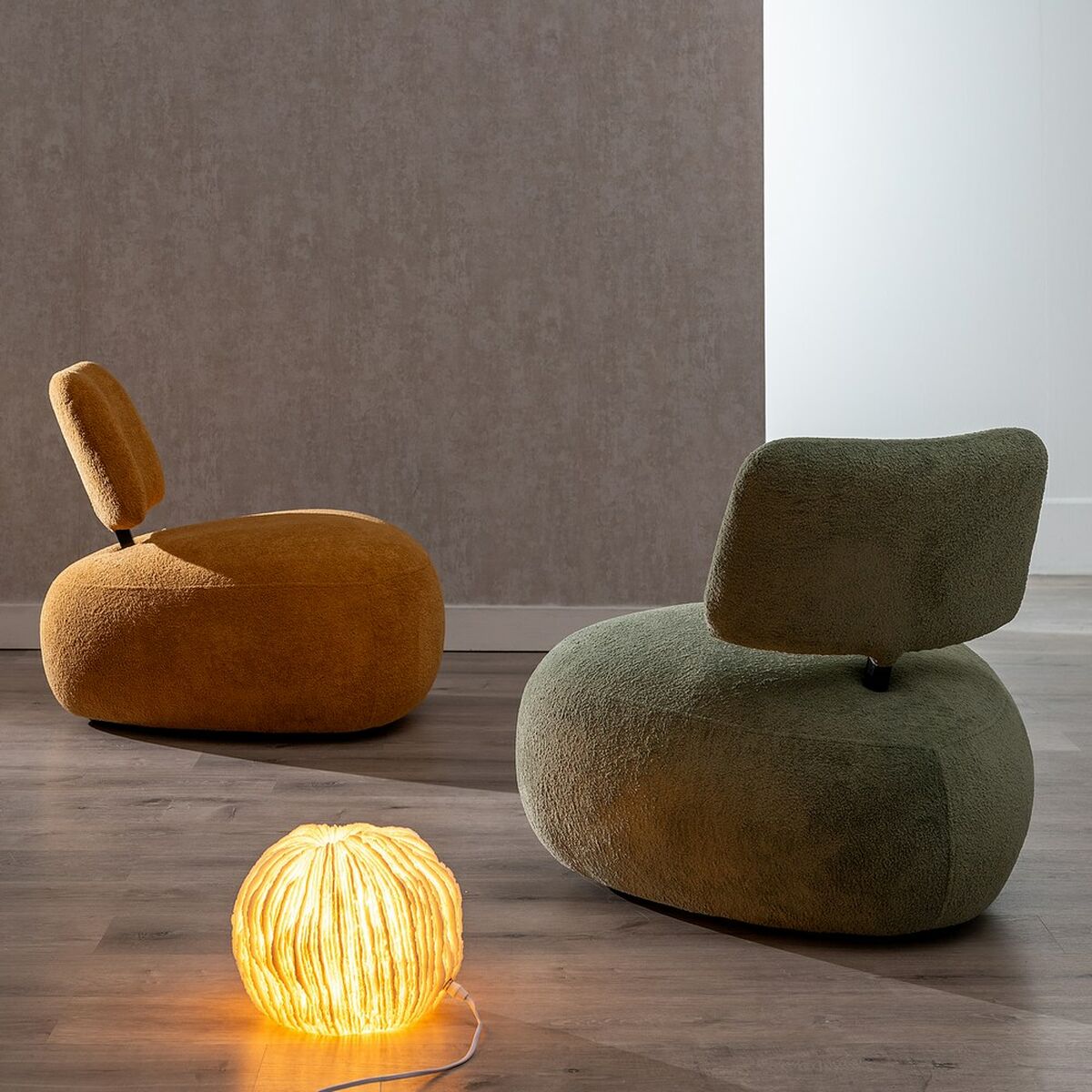 Fåtölj Senap 67 x 73 x 67 cm - 3