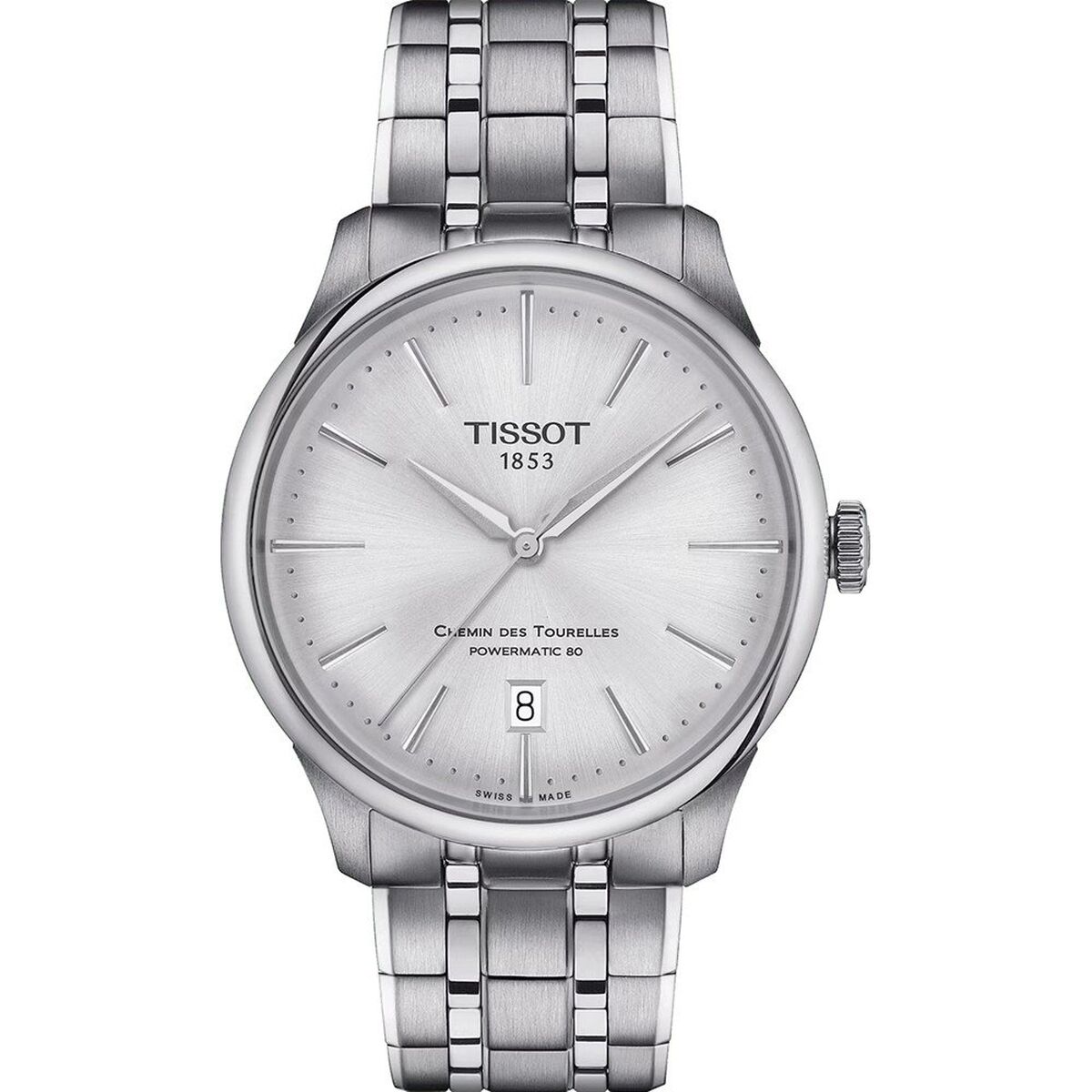 Herrklocka Tissot CHEMIN DES TOURELLES POWERMATIC 80 (Ø 39 mm)