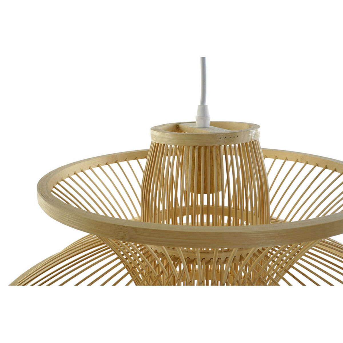 Taklampa DKD Home Decor Bambu (50 x 50 x 37 cm) - 3