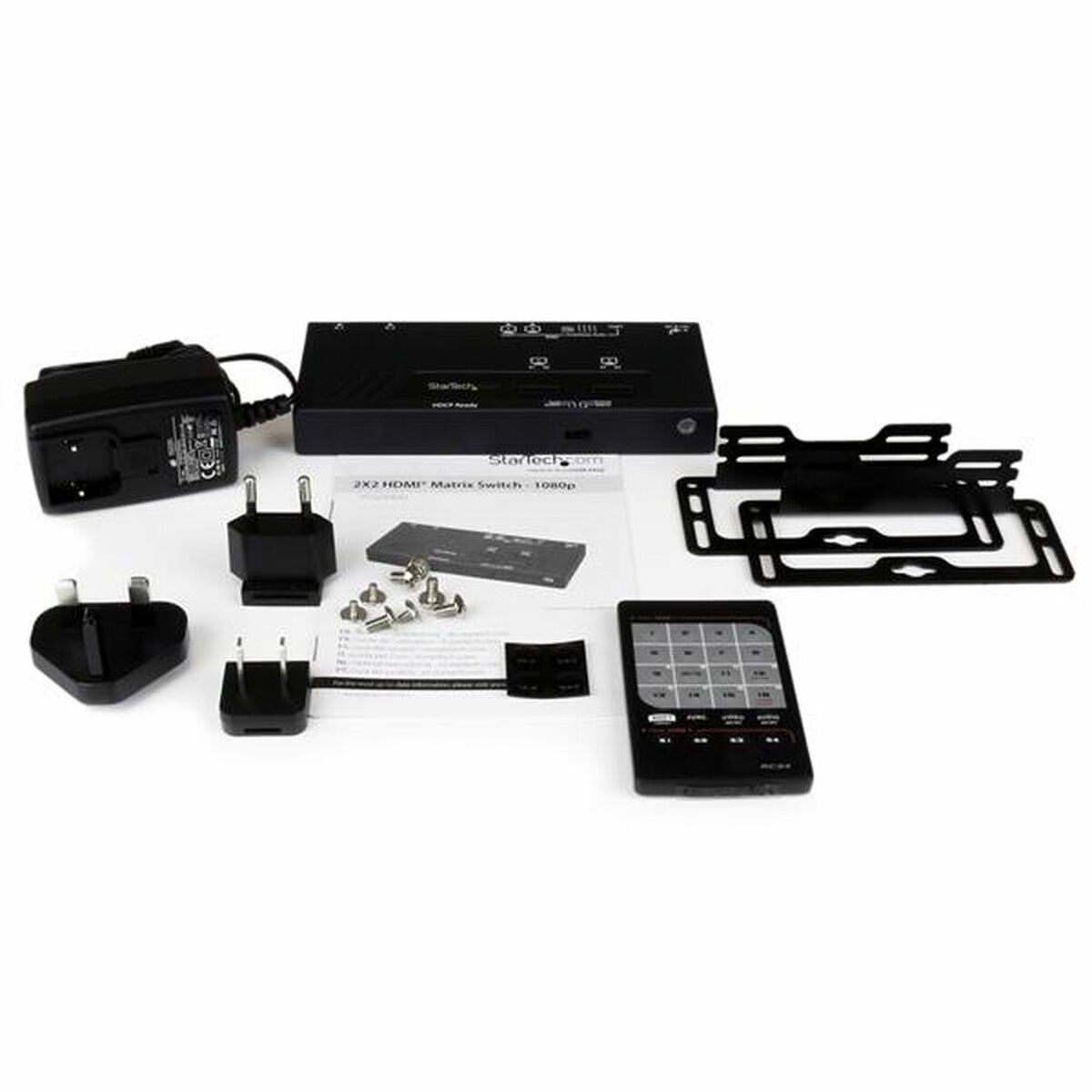 HDMI-Brytare Startech VS222HDQ Svart - 14