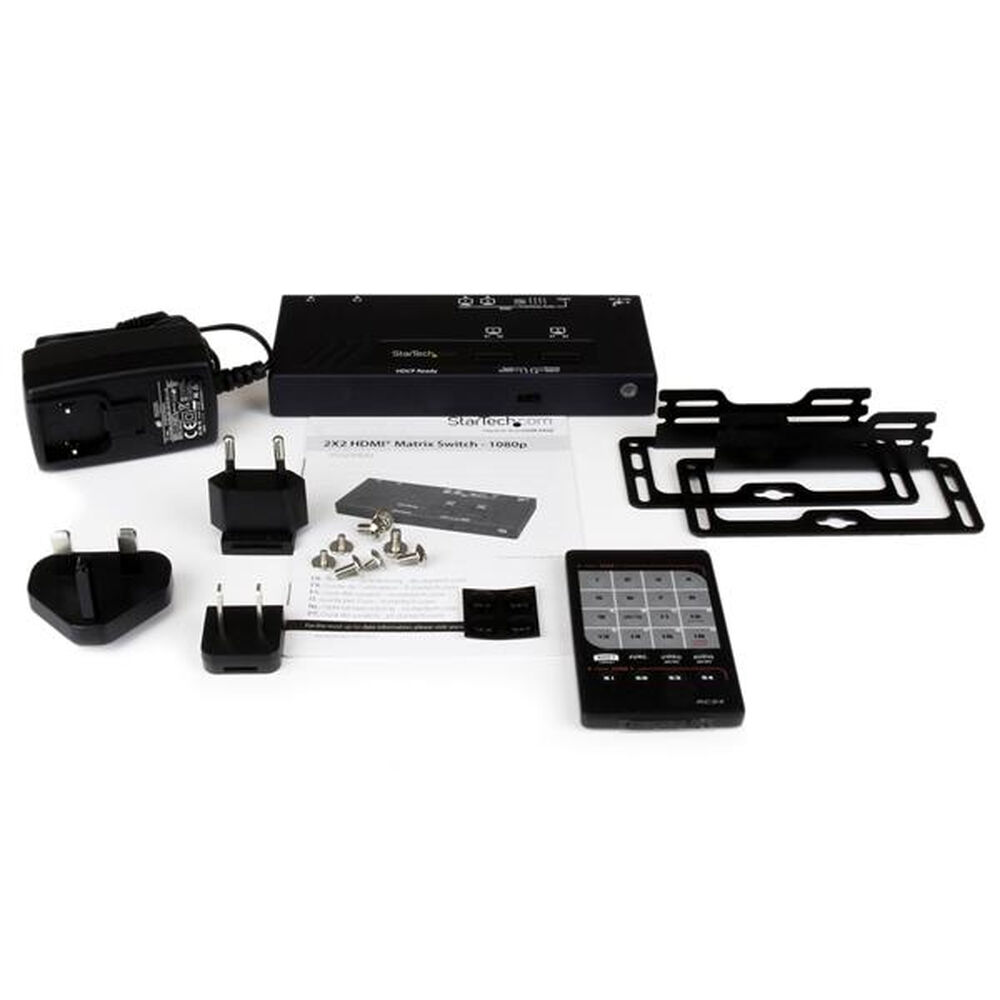HDMI-Brytare Startech VS222HDQ Svart - 5