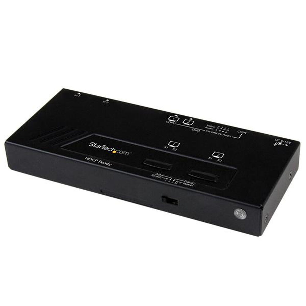 HDMI-Brytare Startech VS222HDQ Svart - 4
