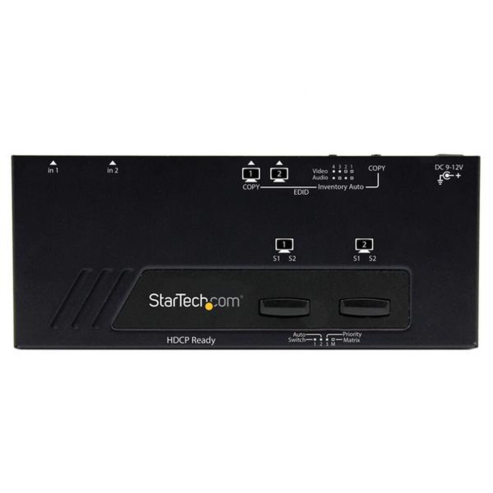 HDMI-Brytare Startech VS222HDQ Svart - 3