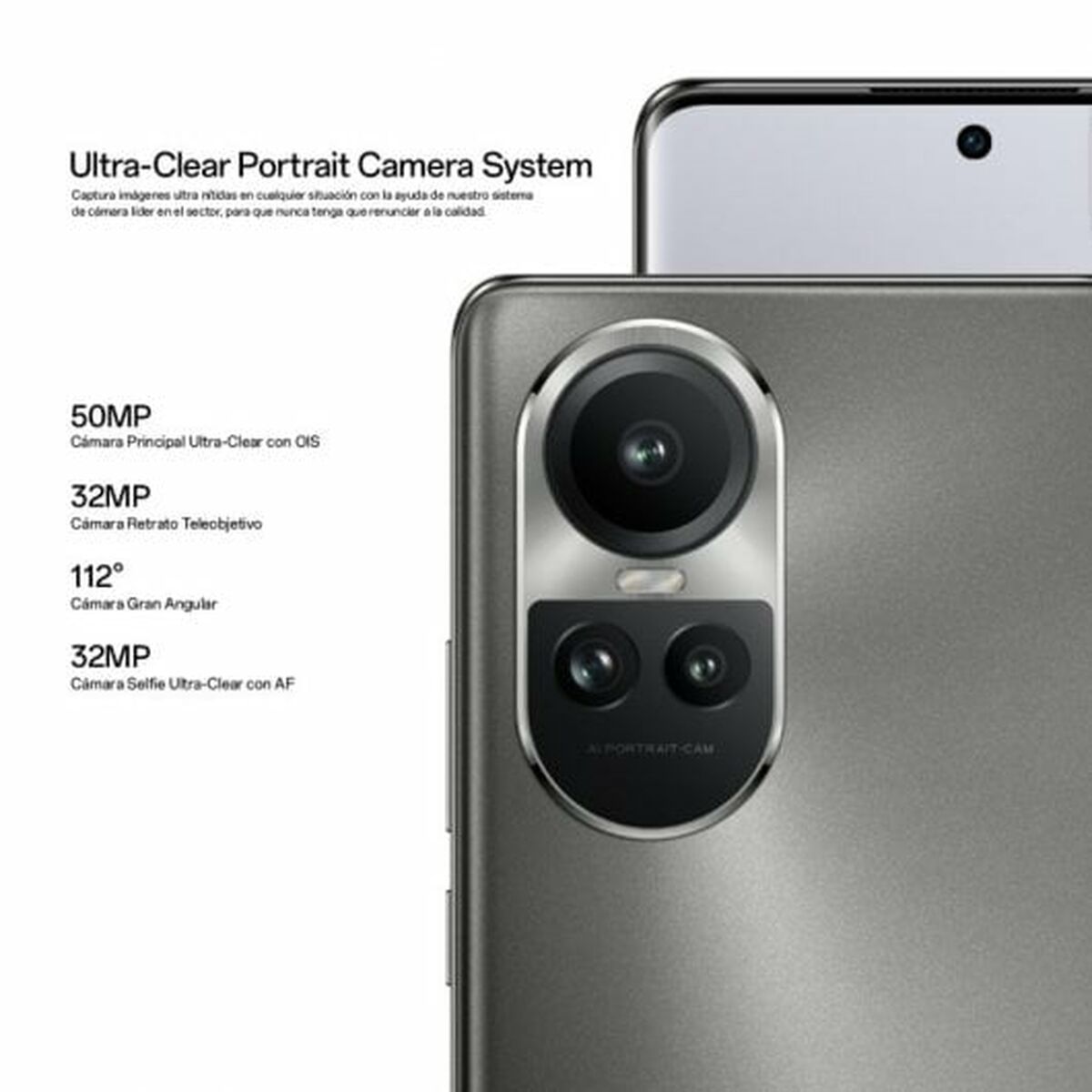 Smartphone Oppo 631001000272 Octa Core 12 GB RAM 256 GB Grå - 4