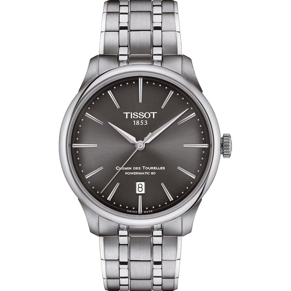 Herrklocka Tissot CHEMIN DES TOURELLES POWERMATIC 80 (Ø 39 mm)