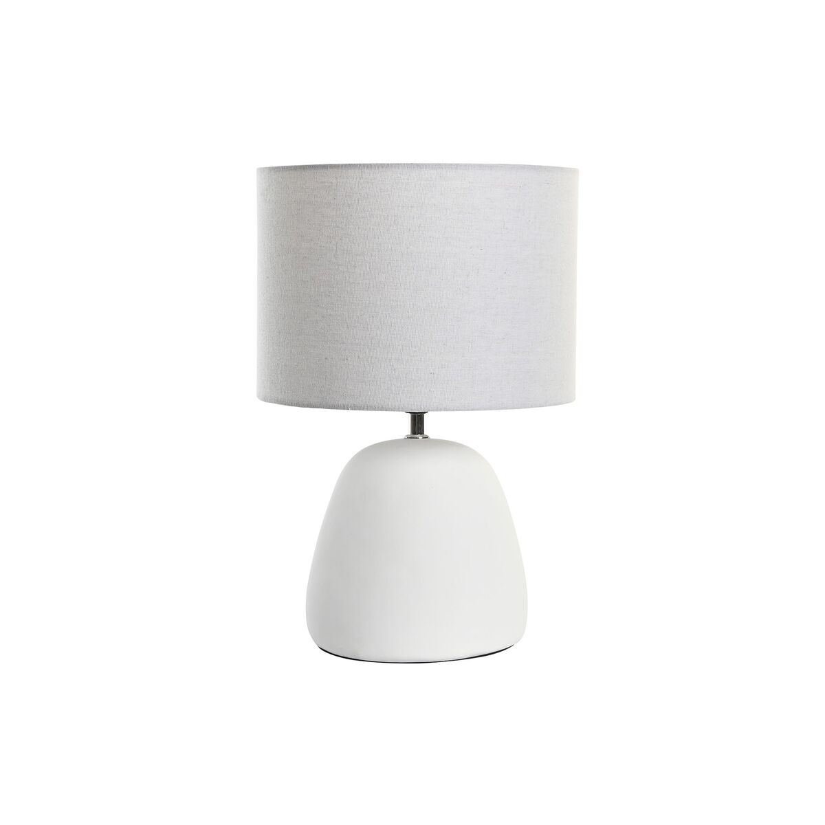 Bordslampa DKD Home Decor Gyllene Vit Stengods 220 V 50 W (28 x 28 x 42 cm)