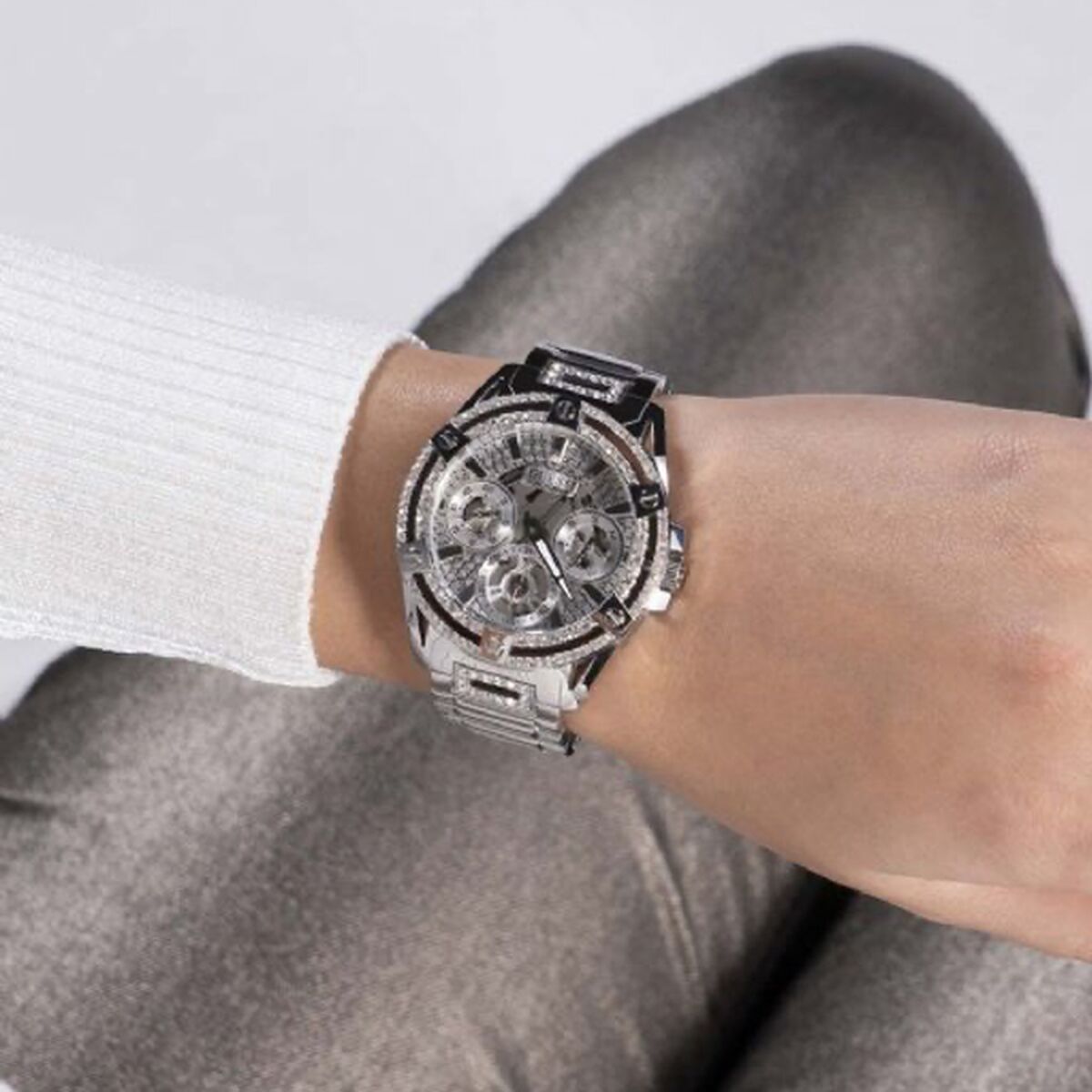 Damklocka Guess GW0464L1 (Ø 40 mm) - 4