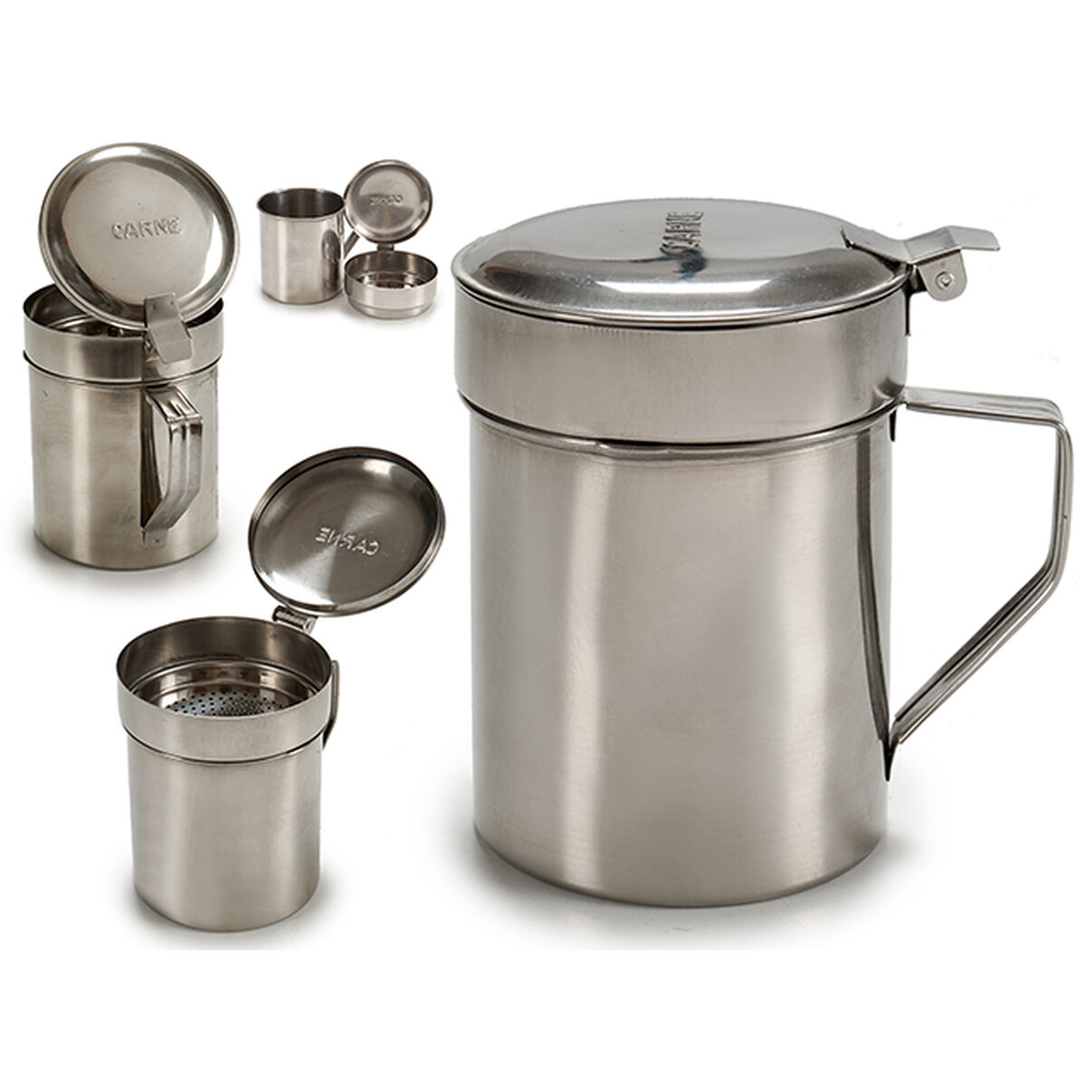 Gryta för att fritera kött eller fisk Kinvara 9,5 x 12,5 x 12,5 cm 12,5 x 11,5 x 9,5 cm (24 antal) - 3