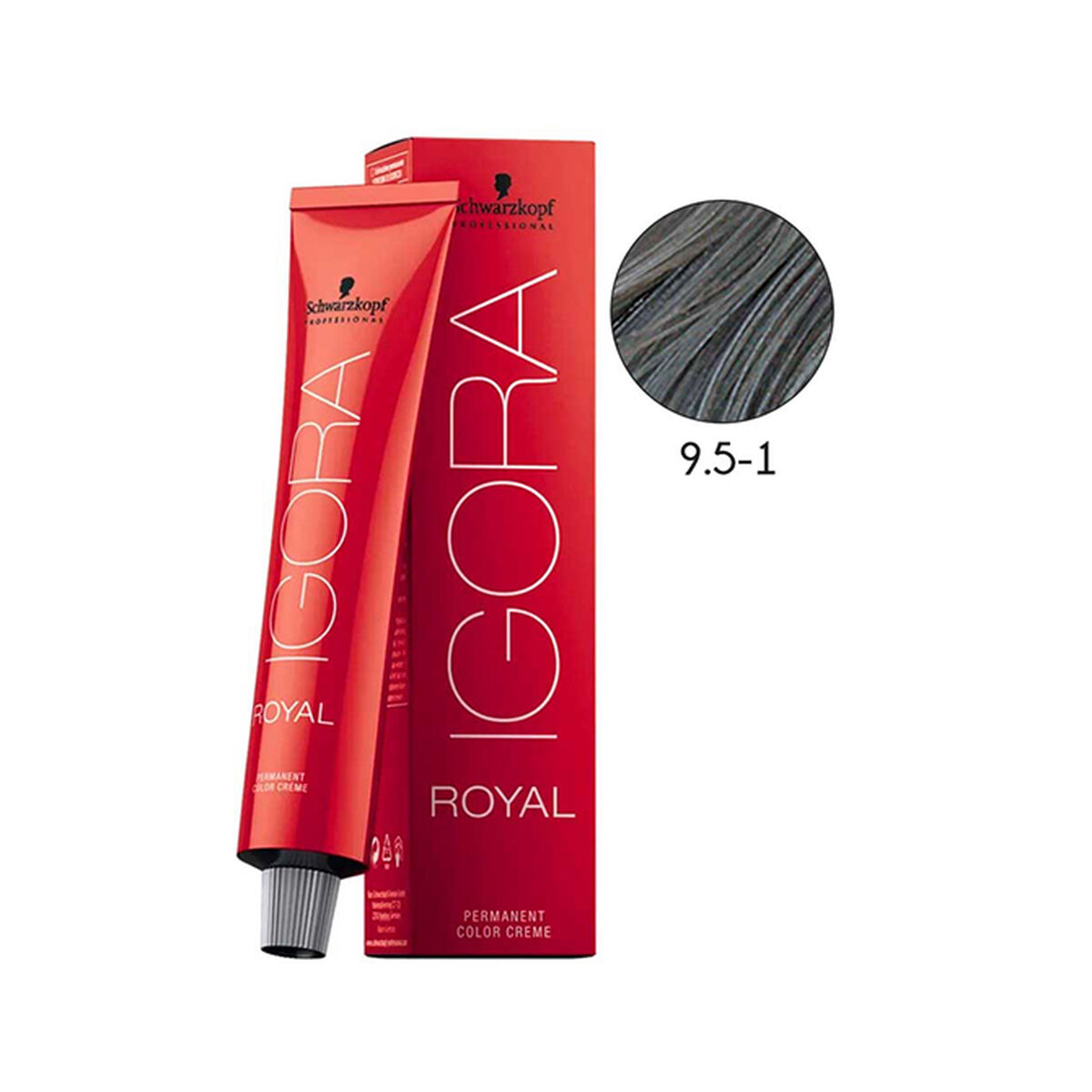Permanent färg Schwarzkopf Igora Royal Nº 9.5-1 60 ml