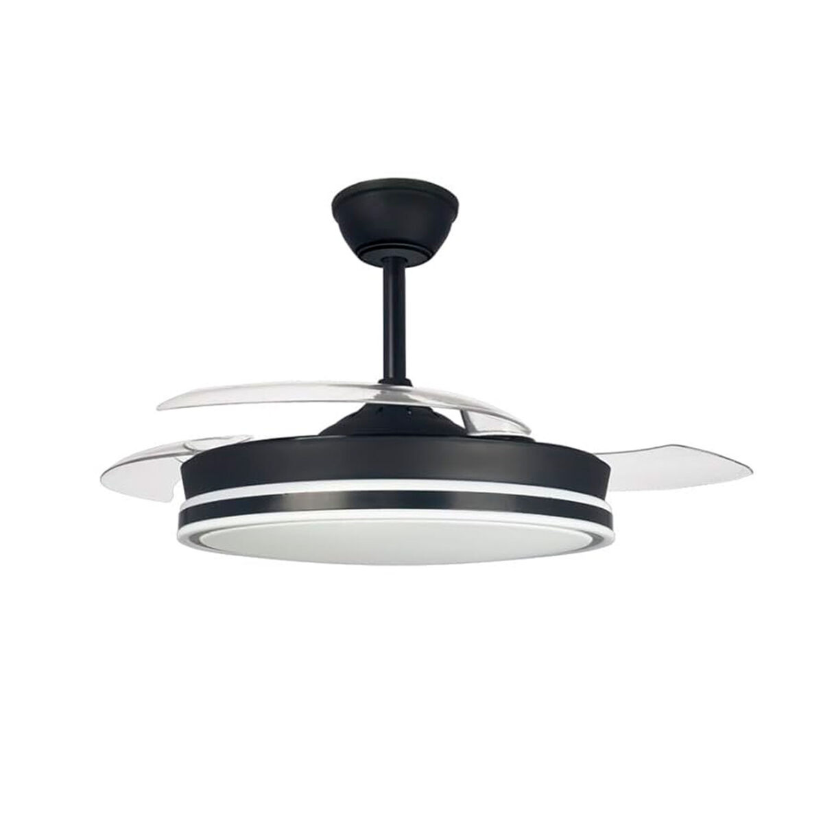 Takfläkt med belysning CristalRecord Svart 38 W (3000 K) (4000 K)