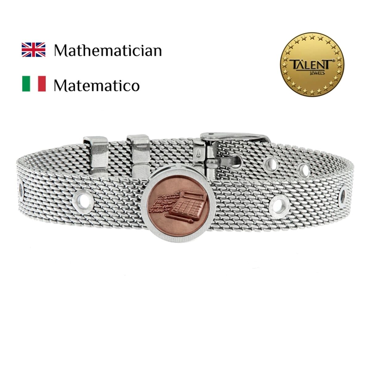 Unisexarmband Mathematician Talent Jewels TJA-2-02-02-1-235 Silvrig - 2