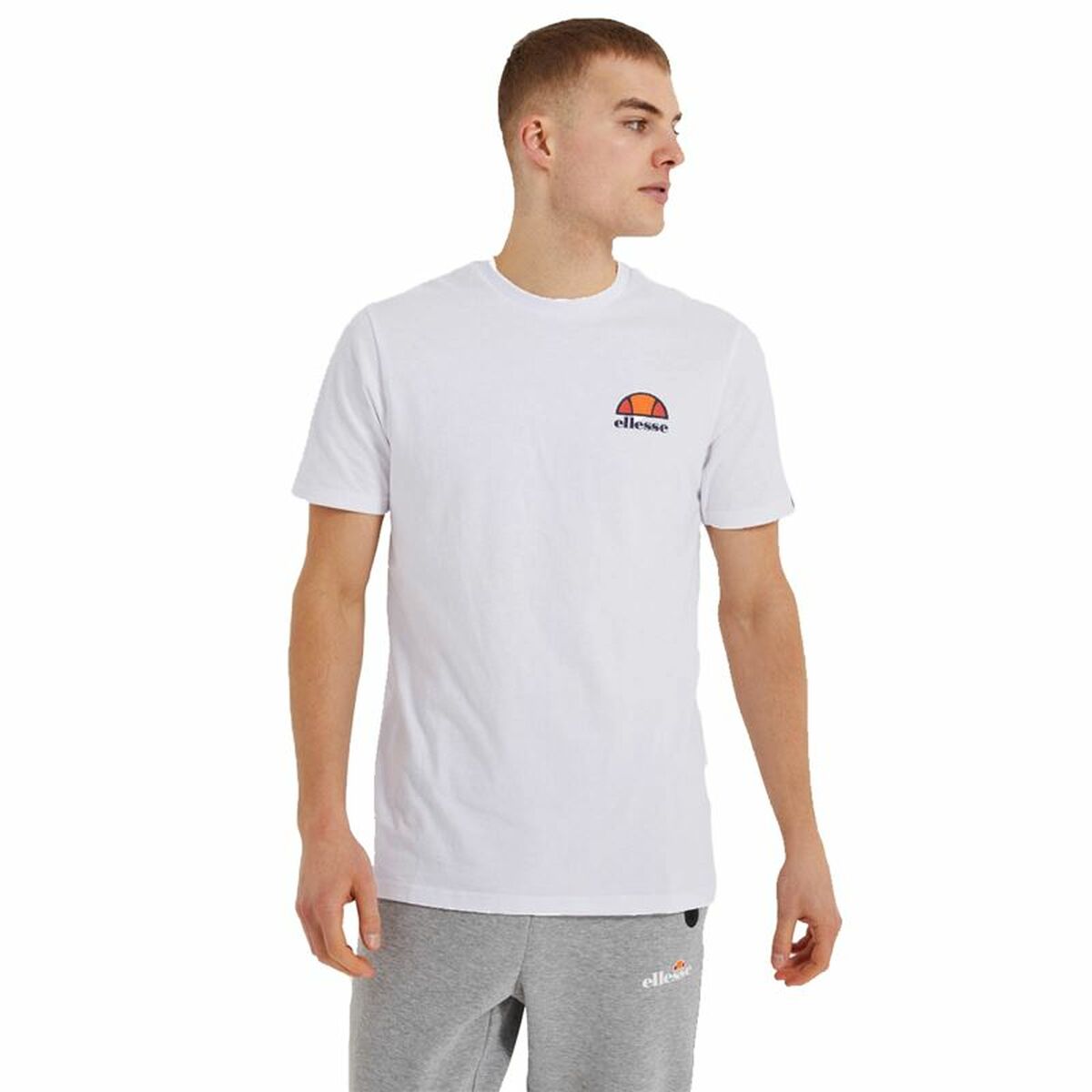T-shirt med kortärm Herr Ellesse Canaletto Vit