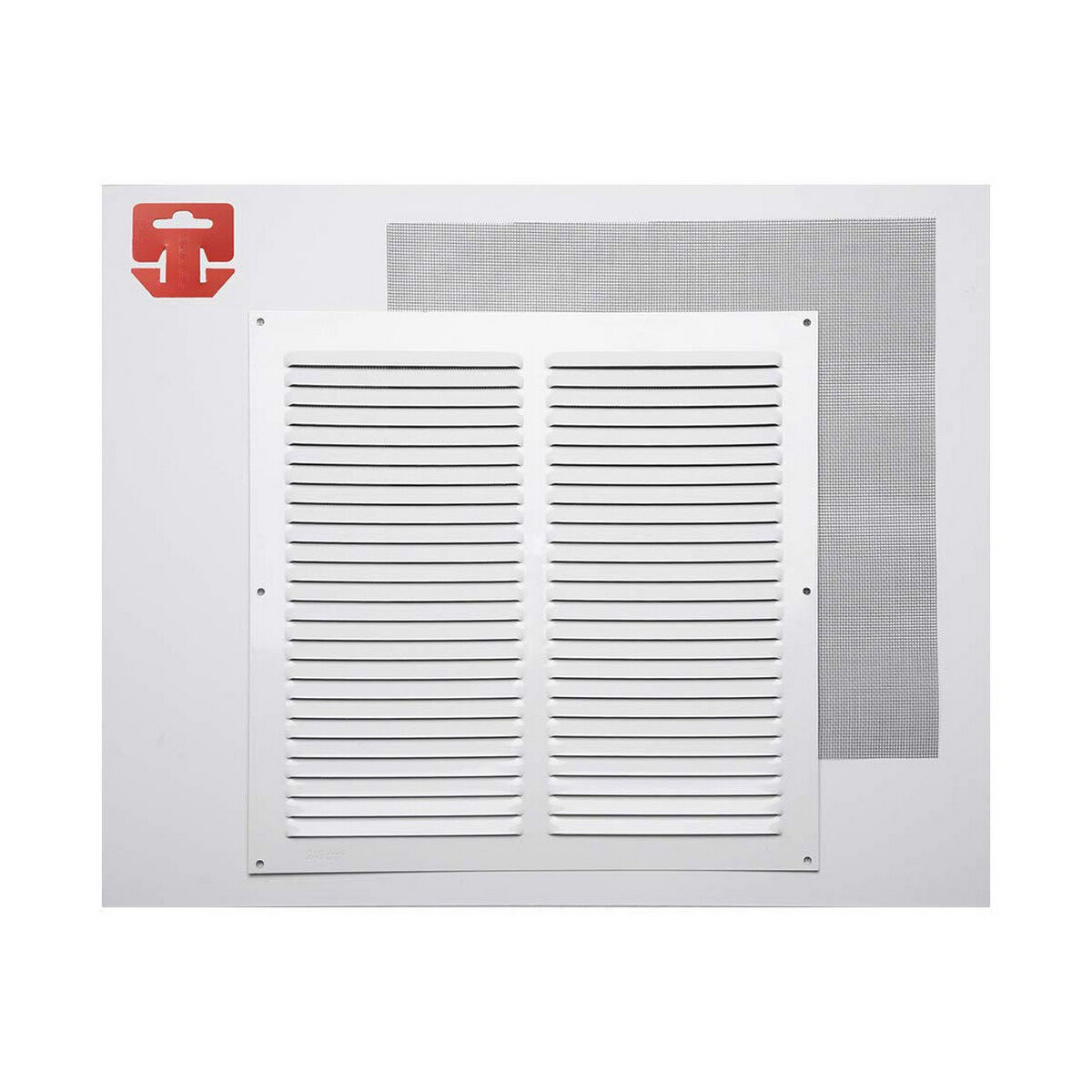 Ventilationsgaller Fepre Vit 30 x 30 mm Myggnät