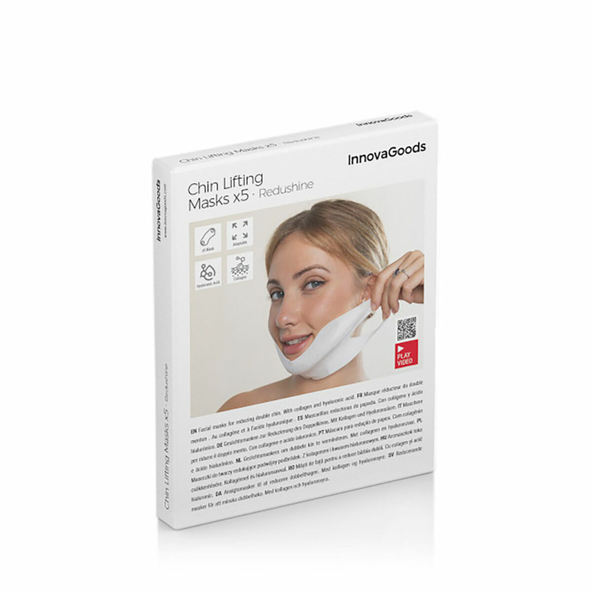 Uppstramande mask mot dubbelhaka Redushine InnovaGoods 5 antal - 4