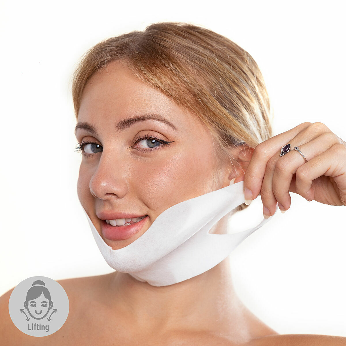 Uppstramande mask mot dubbelhaka Redushine InnovaGoods 5 antal - 16