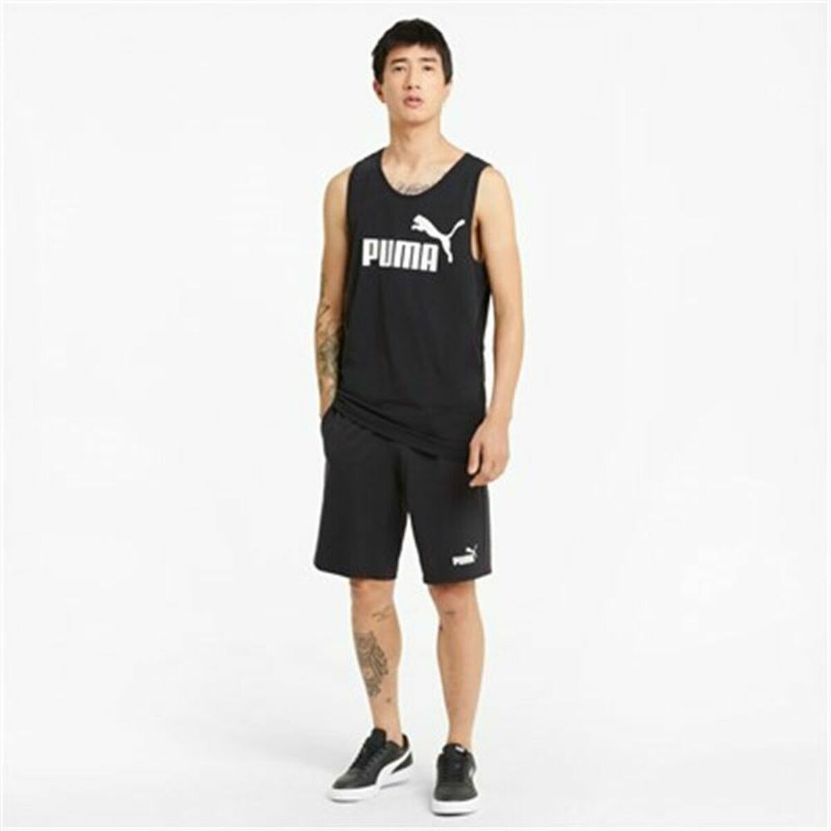 Sportshorts för män Puma Essentials Svart - 5