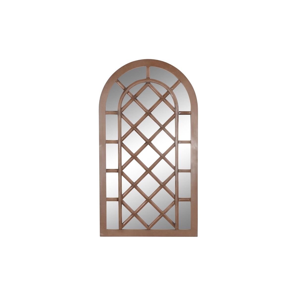 Väggspegel DKD Home Decor Avskalad 90 x 3,5 x 160 cm - 3