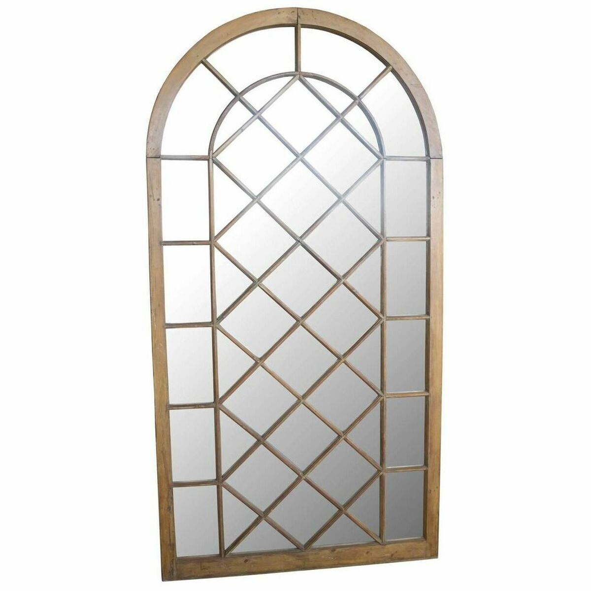 Väggspegel DKD Home Decor Avskalad 90 x 3,5 x 160 cm - 4