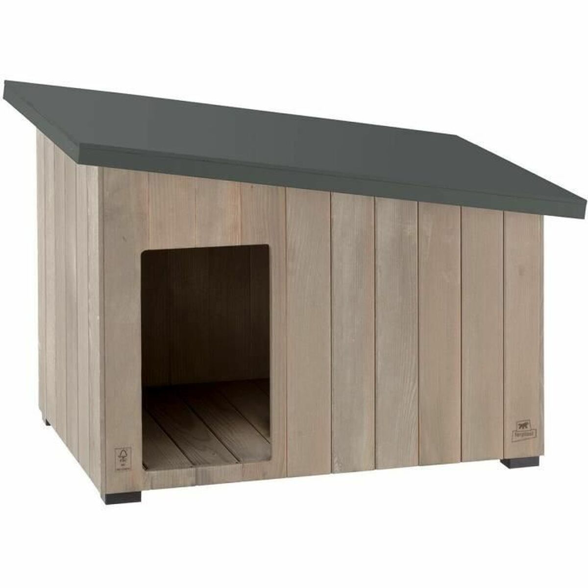 Hydda Ferplast Grå Beige-brun (taupe) furuträ 48,5 x 38,5 x 30,5 cm