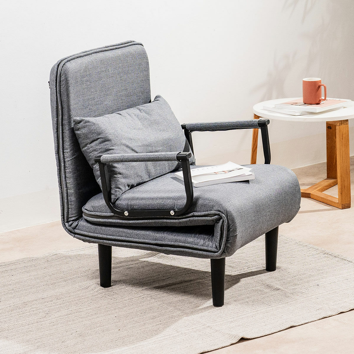 4-i-1 konvertibel bäddsoffa för en person Softfa InnovaGoods - 7