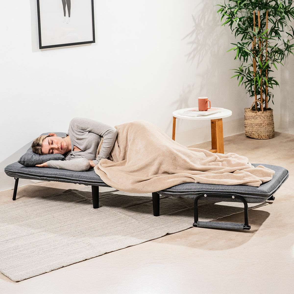 4-i-1 konvertibel bäddsoffa för en person Softfa InnovaGoods - 5