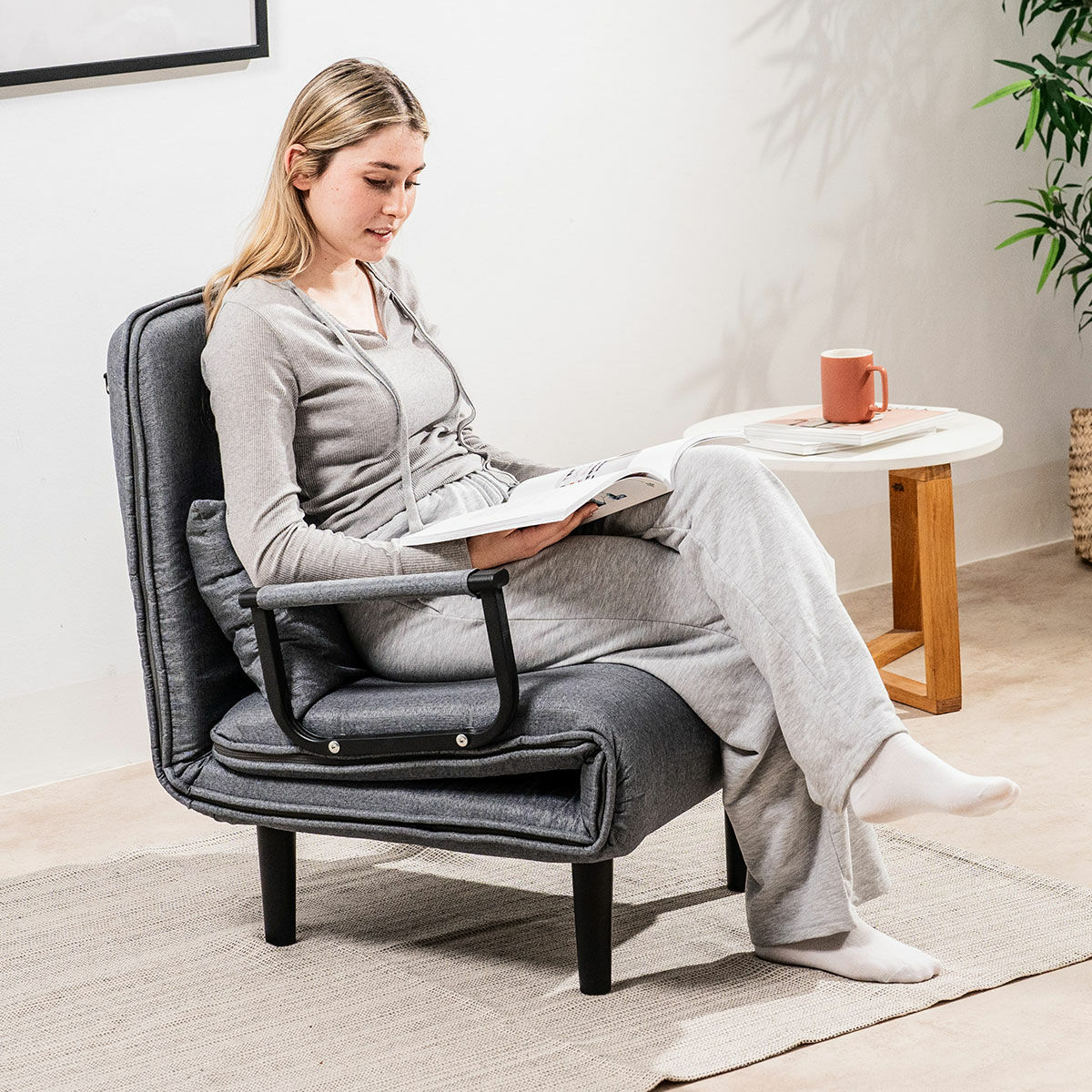 4-i-1 konvertibel bäddsoffa för en person Softfa InnovaGoods - 2