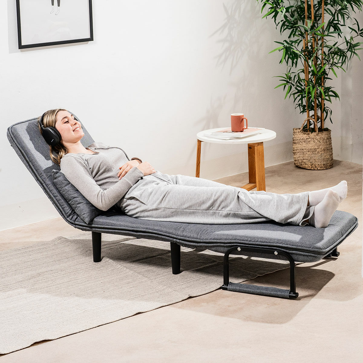 4-i-1 konvertibel bäddsoffa för en person Softfa InnovaGoods - 4