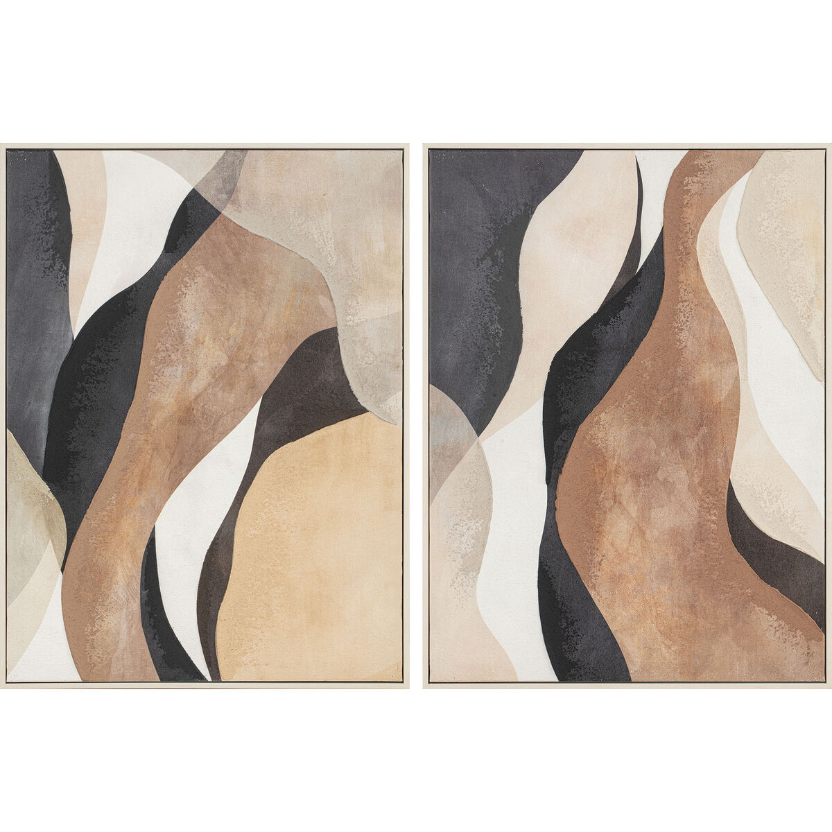 Kanvas Home ESPRIT polystyren Kanvas 60 x 2,8 x 80 cm