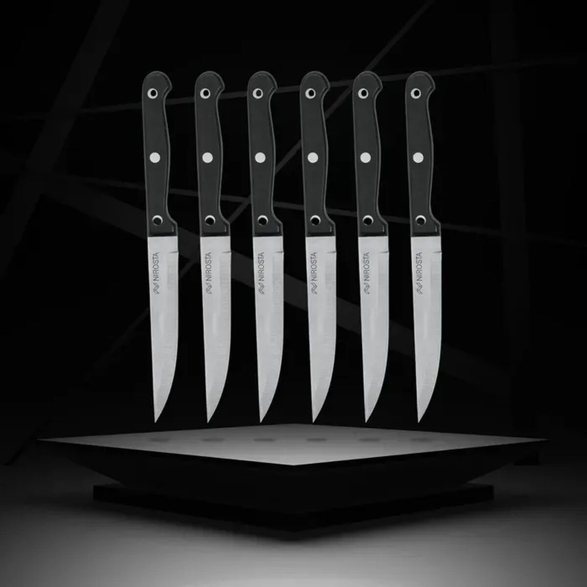Knivset Nirosta Rostfritt stål 6 Delar - 2