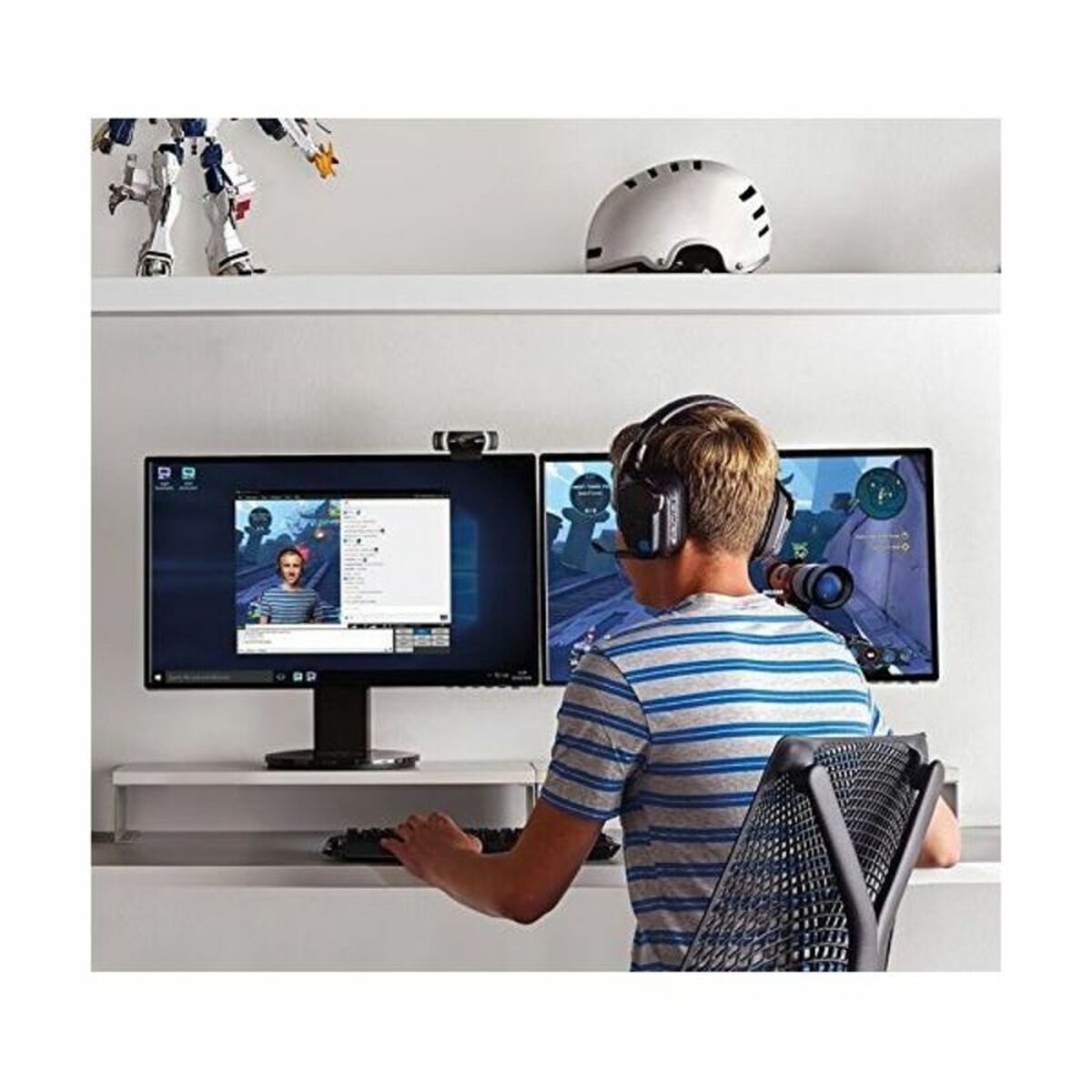 Webbkamera Logitech C922 HD 1080p Streaming - 17