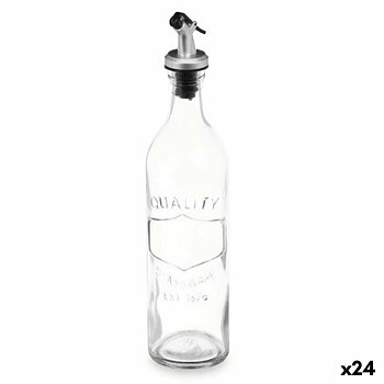 Oljeflaska Vivalto YHP-SZ57A/TH12 Transparent Glas Med relief 500 ml (24 antal)