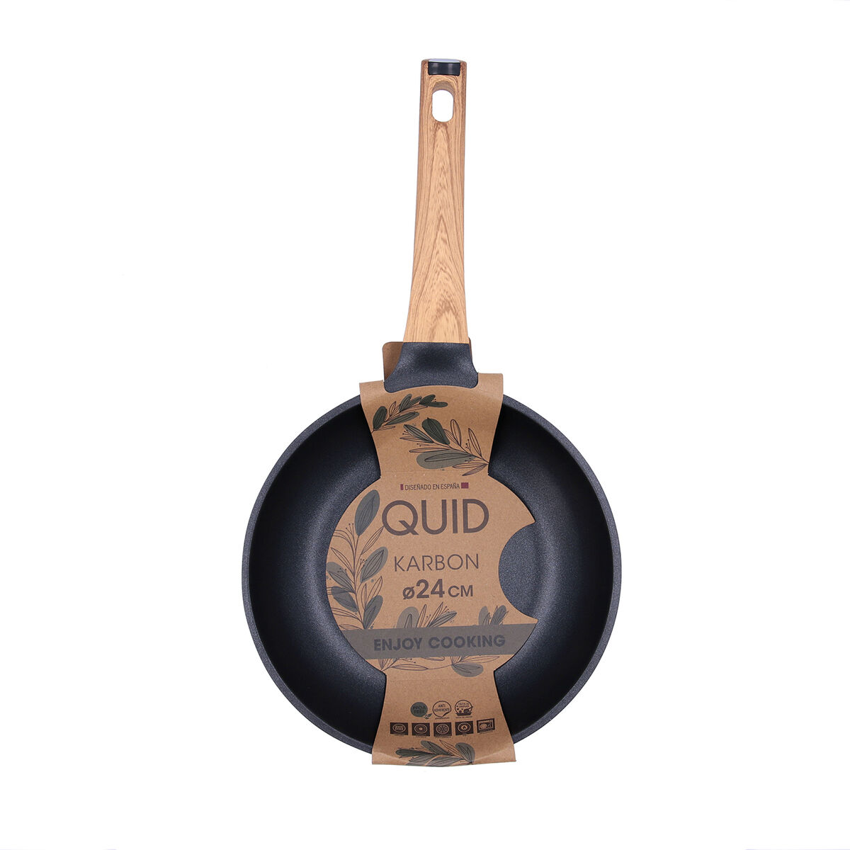 Stekpanna Quid Karbon gjuta aluminium Svart 24 cm - 3