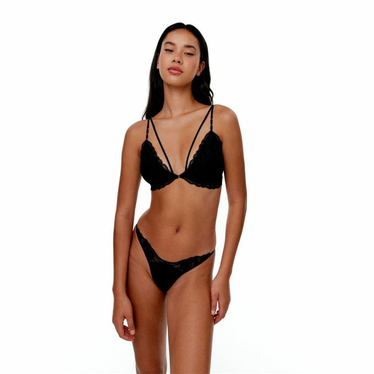 Bikini Black Limba Triangular Mojave Svart