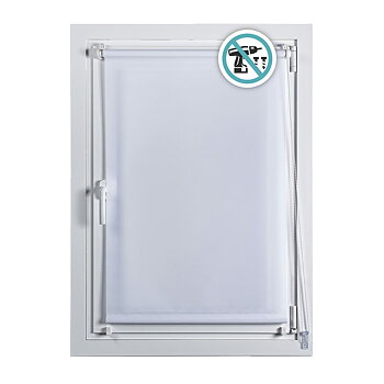 Rullpersienner Stor Planet Clip&Fix Night&Day Vit 150 x 180 cm