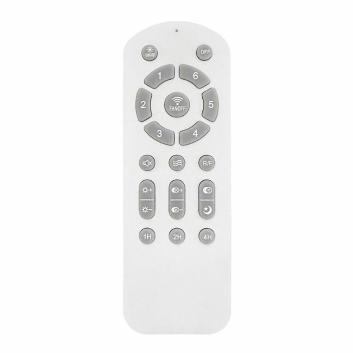 Takfläkt CristalRecord Transparent Metall Ø 92 cm - 3