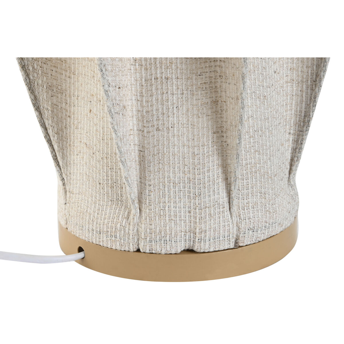 Bordslampa Home ESPRIT Brun linne Metall Snöre 25 x 25 x 60 cm - 3